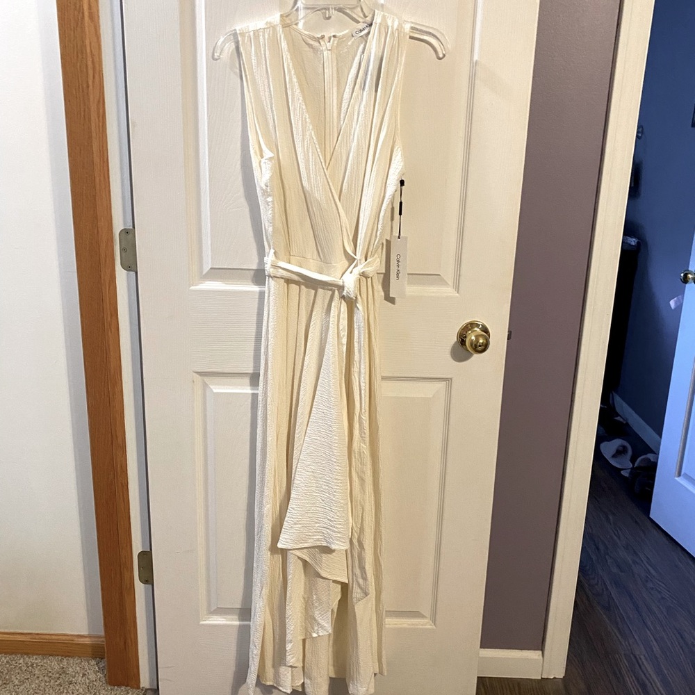 Ivory pantsuit